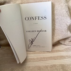 SIGNED AUTOGRAPHED Confess Colleen Hoover a Novel book